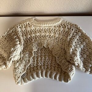 Zara cropped top - crochet